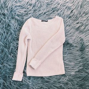Pink / nude chunky sweater